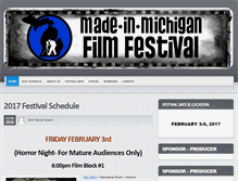 Tablet Screenshot of madeinmichiganfilmfestival.org